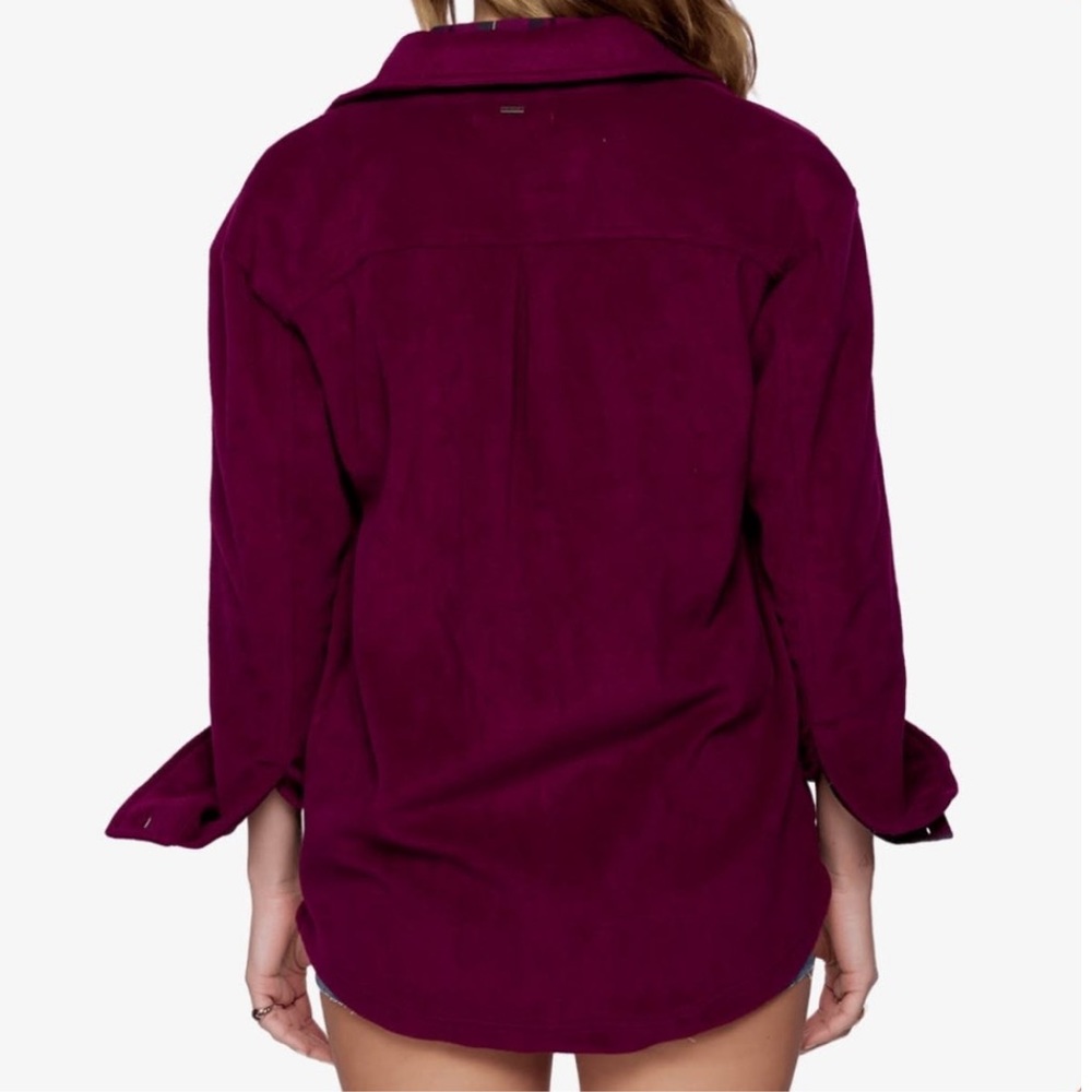 O'neill Collins Solid Superfleece Shacket - image 2